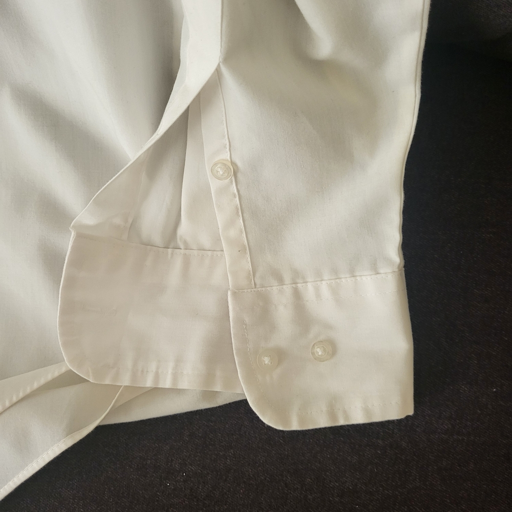 Seashell Embellished White Button Down Shirt Wome… - image 16